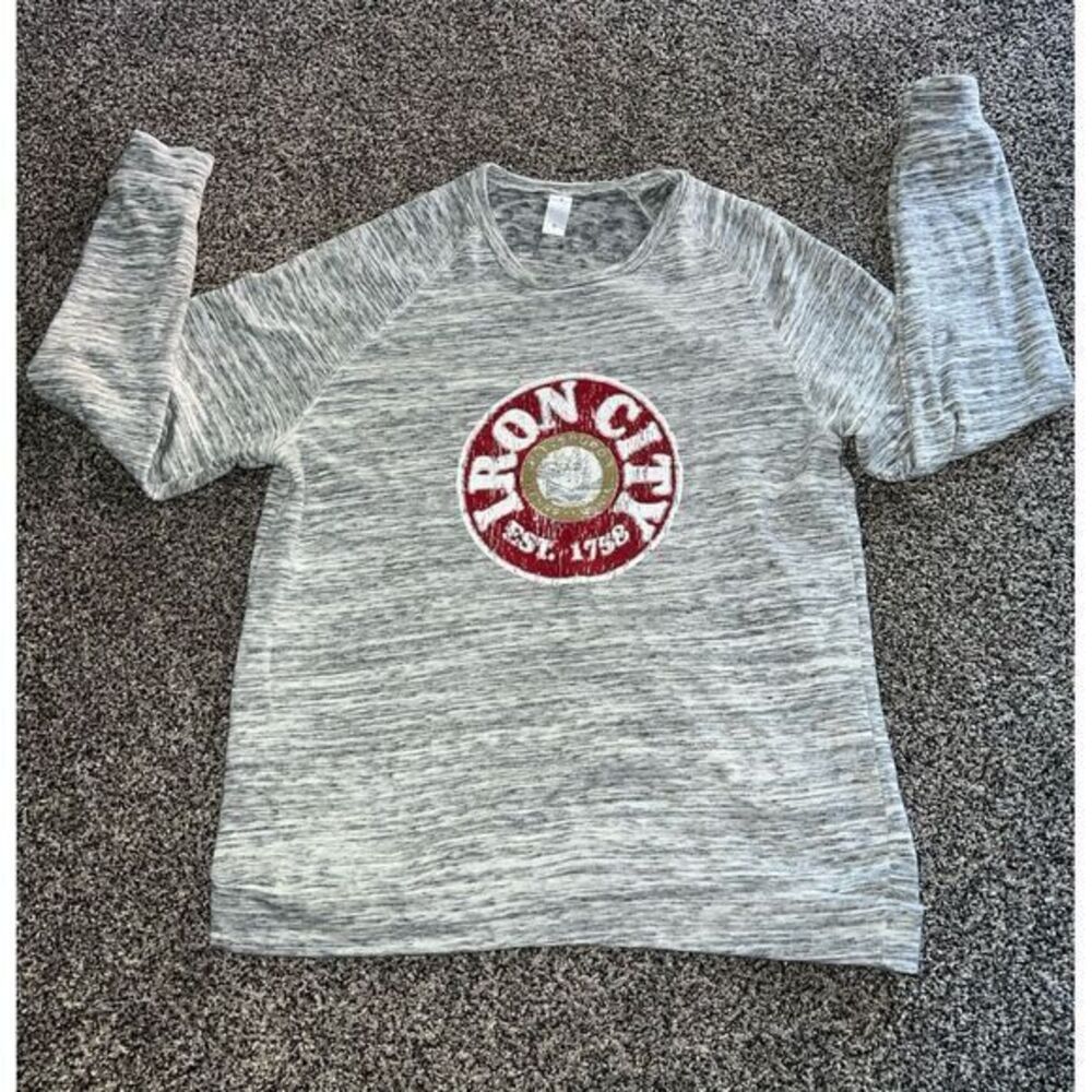 Earth Star‎ "Iron City" Gray Sweatshirt size XL